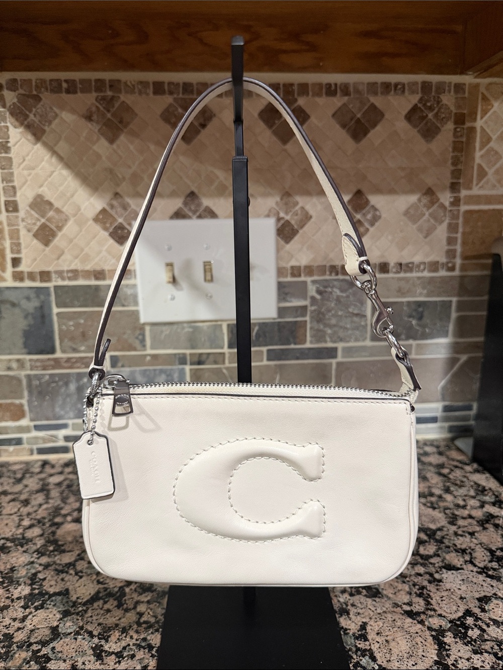 Coach White Leather Nolita 19